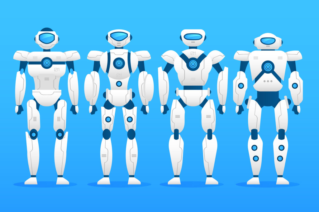 تصویر ربات‌های انسان‌نما و نقش آن‌ها در آینده کاری